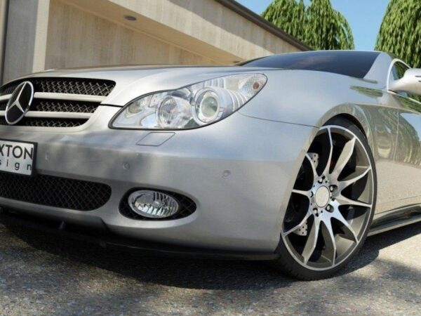 Alternative view of Maxton Design Gloss Black Side Skirts For Mercedes-Benz C219