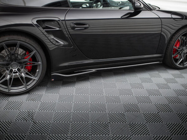 Alternative view of Maxton Design Gloss Black Side Skirts For Porsche 911 Turbo 997