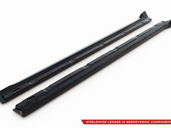 Alternative view of Maxton Design Gloss Black Side Skirts for Porsche Cayenne 9YA Mk3