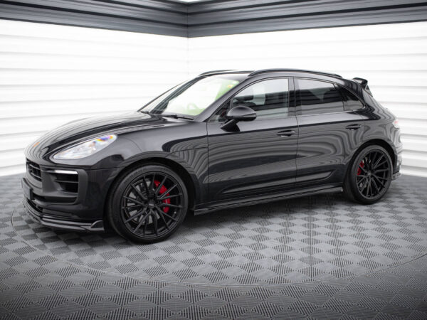 Alternative view of Maxton Design Gloss Black  Side Skirts For Porsche Macan 95B T GTS MK1 Facelift