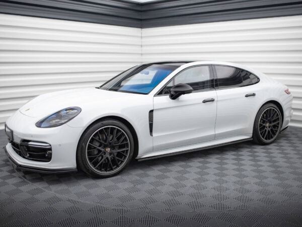 Alternative view of Maxton Design Gloss Black Side Skirts For Porsche Panamera 971 GTS