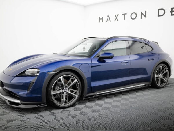 Alternative view of Maxton Design Gloss Black Side Skirts For Porsche Taycan 9J1 Cross Turismo 4S