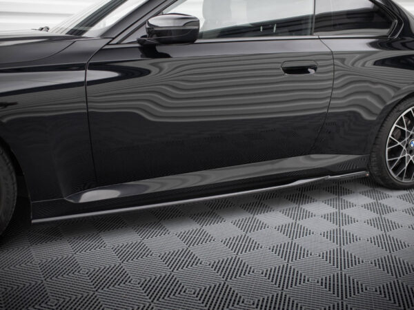 Alternative view of Maxton Design Gloss Black Side Skirts V.1 For BMW 2 Series G42