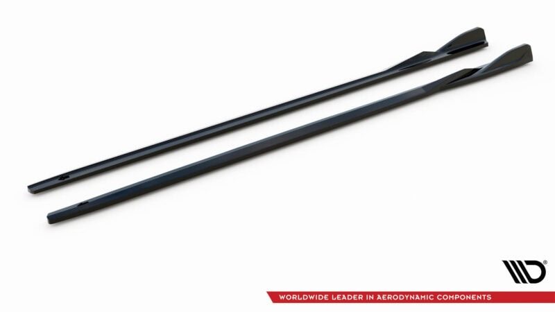 Maxton design gloss black side skirts v. 1 for bmw 2 series g42 m240i m sport