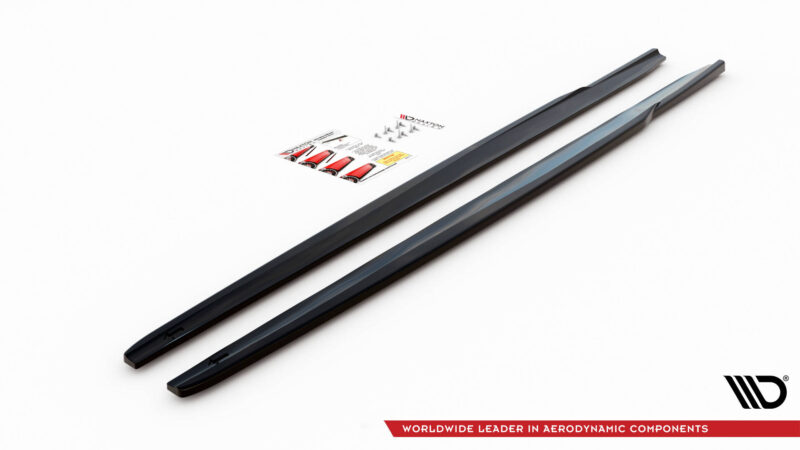 Maxton design gloss black side skirts v. 1 for bmw 2 series f44 m235i m sport