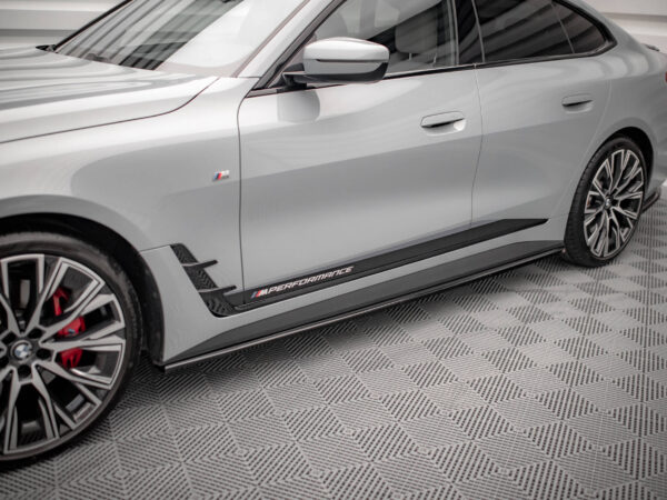 Alternative view of Maxton Design Gloss Black Side Skirts V.1 For BMW 4 Series G26 M440i M Sport