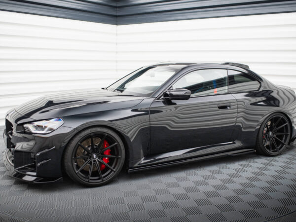 Alternative view of Maxton Design Gloss Black Side Skirts V.1 For BMW M2 Series G87