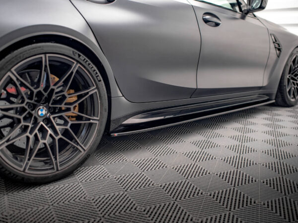 Alternative view of Maxton Design Gloss Black Side Skirts V.1 For BMW M3 G80 G81