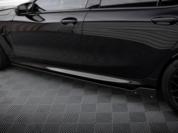 Alternative view of Maxton Design Gloss Black Side Skirts V.1 For BMW M8 F93 G16 M Sport