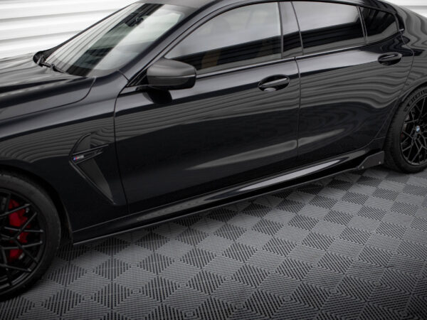 Pol po side skirts diffusers v 1 flaps bmw m8 gran coupe f93 8 gran coupe m pack g16 12814 6