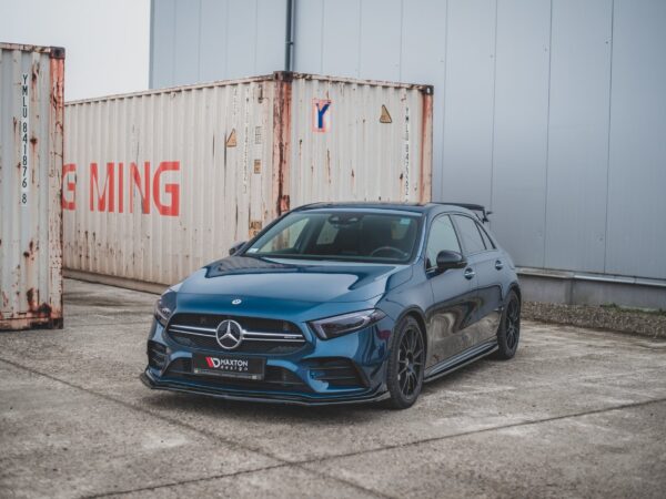 Alternative view of Maxton Design Gloss Black Side Skirts V.1 For Mercedes-Benz AMG A35 W177