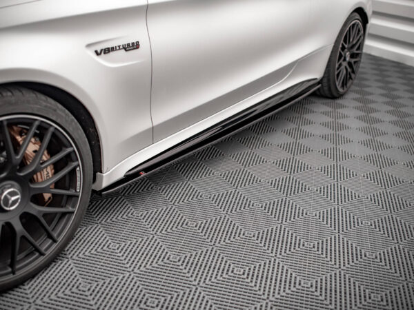 Alternative view of Maxton Design Gloss Black Side Skirts V.1 For Mercedes-Benz AMG C63 C205 LCI