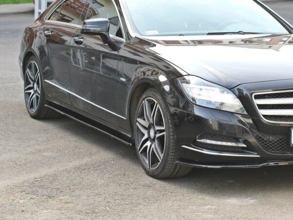 Alternative view of Maxton Design Gloss Black Side Skirts V.1 For Mercedes-Benz CLS C218
