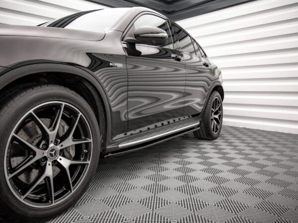 Pol po side skirts diffusers v 1 mercedes benz glc coupe amg line c253 facelift 15267 6