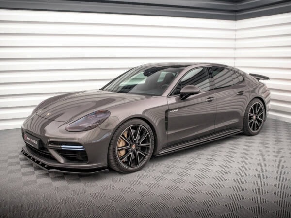 Alternative view of Maxton Design Gloss Black Side Skirts V.1 For Porsche Panamera 971 Turbo S E-Hybrid