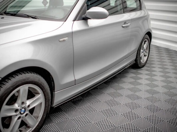 Alternative view of Maxton Design Gloss Black Side Skirts V.2 For BMW 1 Series E81 LCI