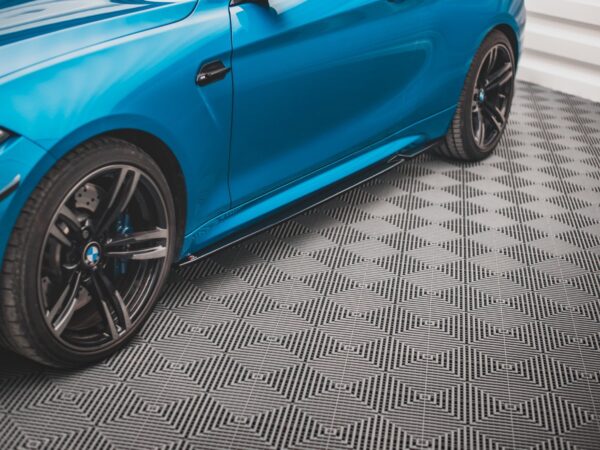 Alternative view of Maxton Design Gloss Black Side Skirts V.2 For BMW M2 F87