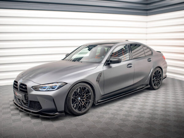 Alternative view of Maxton Design Gloss Black Side Skirts V.2 For BMW M3 G80 G81