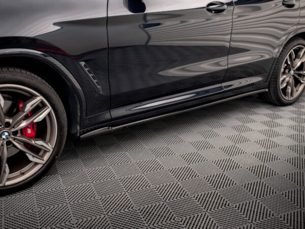 Alternative view of Maxton Design Gloss Black Side Skirts V.2 For BMW X3 G01 M40d M40i M Sport