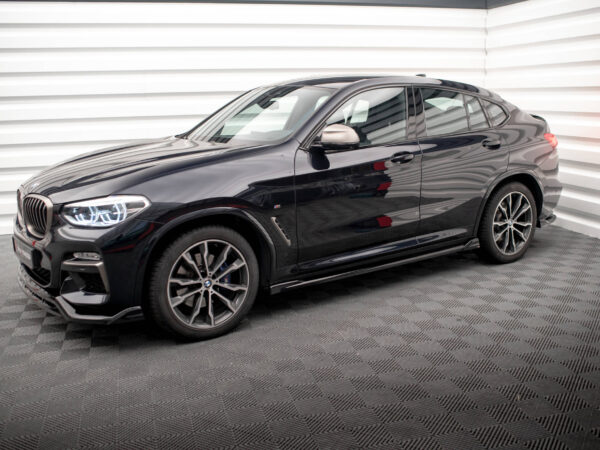 Alternative view of Maxton Design Gloss Black Side Skirts V.2 For BMW X4 G02 M Sport
