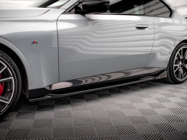 Alternative view of Maxton Design Gloss Black Side Skirts V.2 For BMW 2 Series G42 M240i M Sport