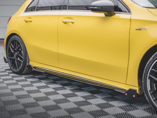 Alternative view of Maxton Design Gloss Black Side Skirts V.2 For Mercedes-Benz AMG A45 W177