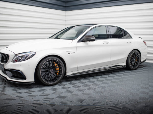 Alternative view of Maxton Design Gloss Black Side Skirts V.2 For Mercedes-Benz AMG C63 W205 S205