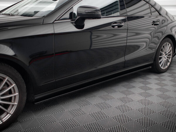 Alternative view of Maxton Design Gloss Black Side Skirts V.2 For Mercedes-Benz CLS C218