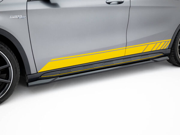 Pol po side skirts diffusers v 2 mercedes benz gla 45 amg x156 22064 3
