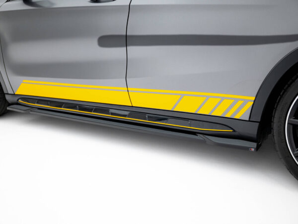 Pol po side skirts diffusers v 2 mercedes benz gla 45 amg x156 22064 4