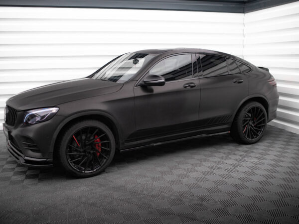 Alternative view of Maxton Design Gloss Black Side Skirts V.2 For Mercedes-Benz AMG C253