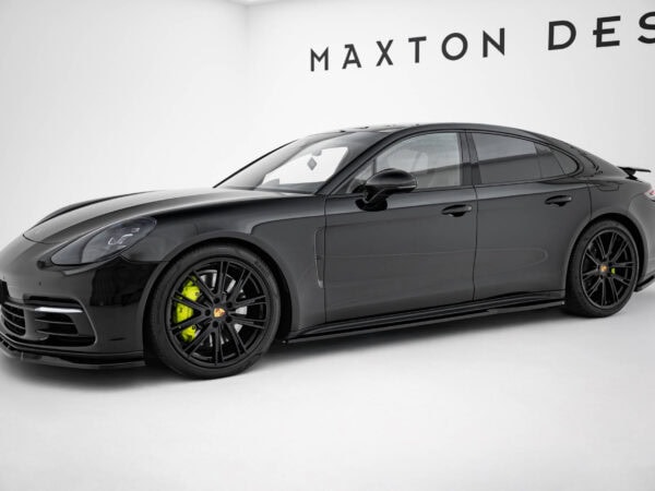 Alternative view of Maxton Design Gloss Black Side Skirts V.2 For Porsche Panamera 971 Turbo S E-Hybrid