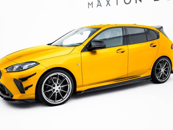 Alternative view of Maxton Design Gloss Black Side Skirts V.3 For BMW 1 Series F70 M Sport