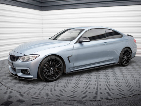 Alternative view of Maxton Design Gloss Black Side Skirts V.3 For BMW 4 Series F32 F33 F36 M Sport