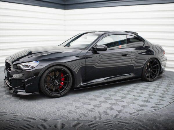 Alternative view of Maxton Design Gloss Black Side Skirts V.3 For BMW M2 Series G87