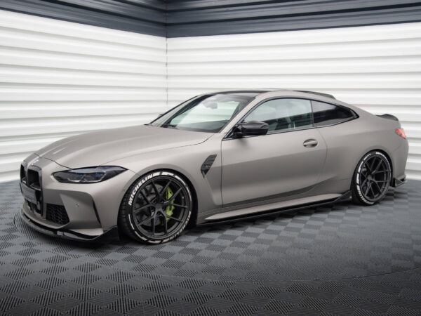 Alternative view of Maxton Design Gloss Black CSL Style Side Skirts V.3 For BMW M4 Series G82