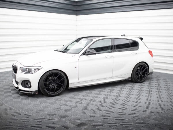 Alternative view of Maxton Design Gloss Black Side Skirts V.4 For BMW 1 Series F20 F21 M140i M Sport LCI