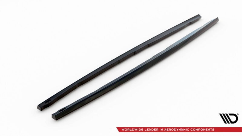 Maxton design gloss black side skirts v. 4 for bmw f40 m sport m135i