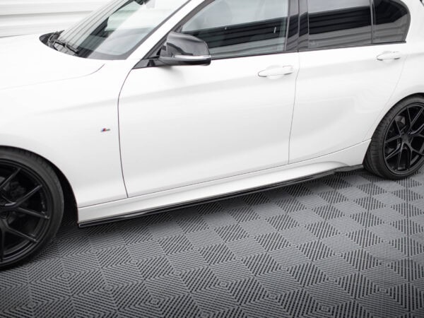 Alternative view of Maxton Design Gloss Black Side Skirts V.5 For BMW 1 Series F20 F21 M140i M Sport LCI