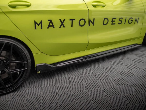 Alternative view of Maxton Design Gloss Black V.5 Side Skirts For BMW 1 Series F40 M135i M Sport