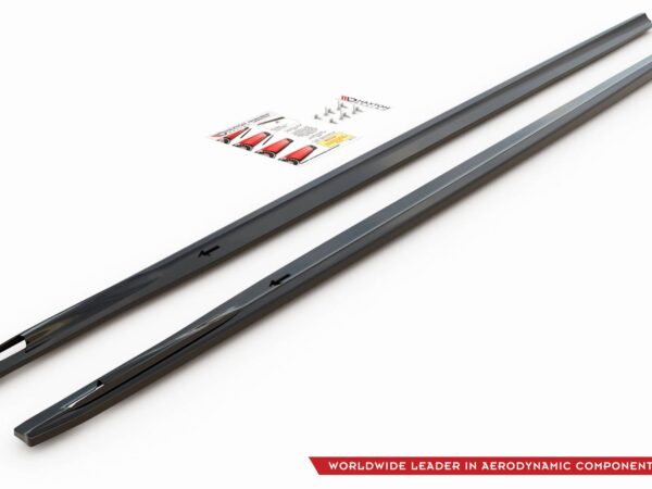 Alternative view of Maxton Design Gloss Black Side Skirts For BMW 7 Series G11 M Sport