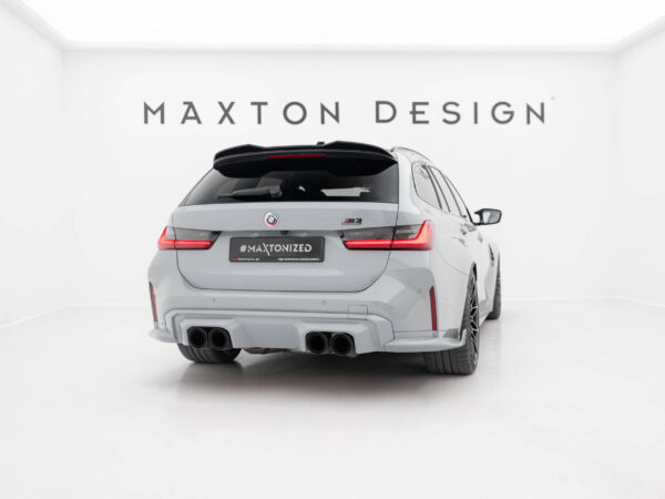 Alternative view of Maxton Design Gloss Black 3D Style Roof Spoiler For BMW 3 Series G21 G81 M3