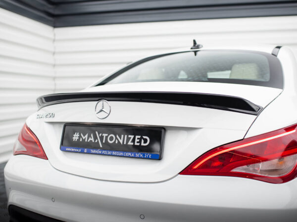 Alternative view of Maxton Design Gloss Black 3D Style Gloss Black Boot Spoiler For Mercedes-Benz C117 LCI