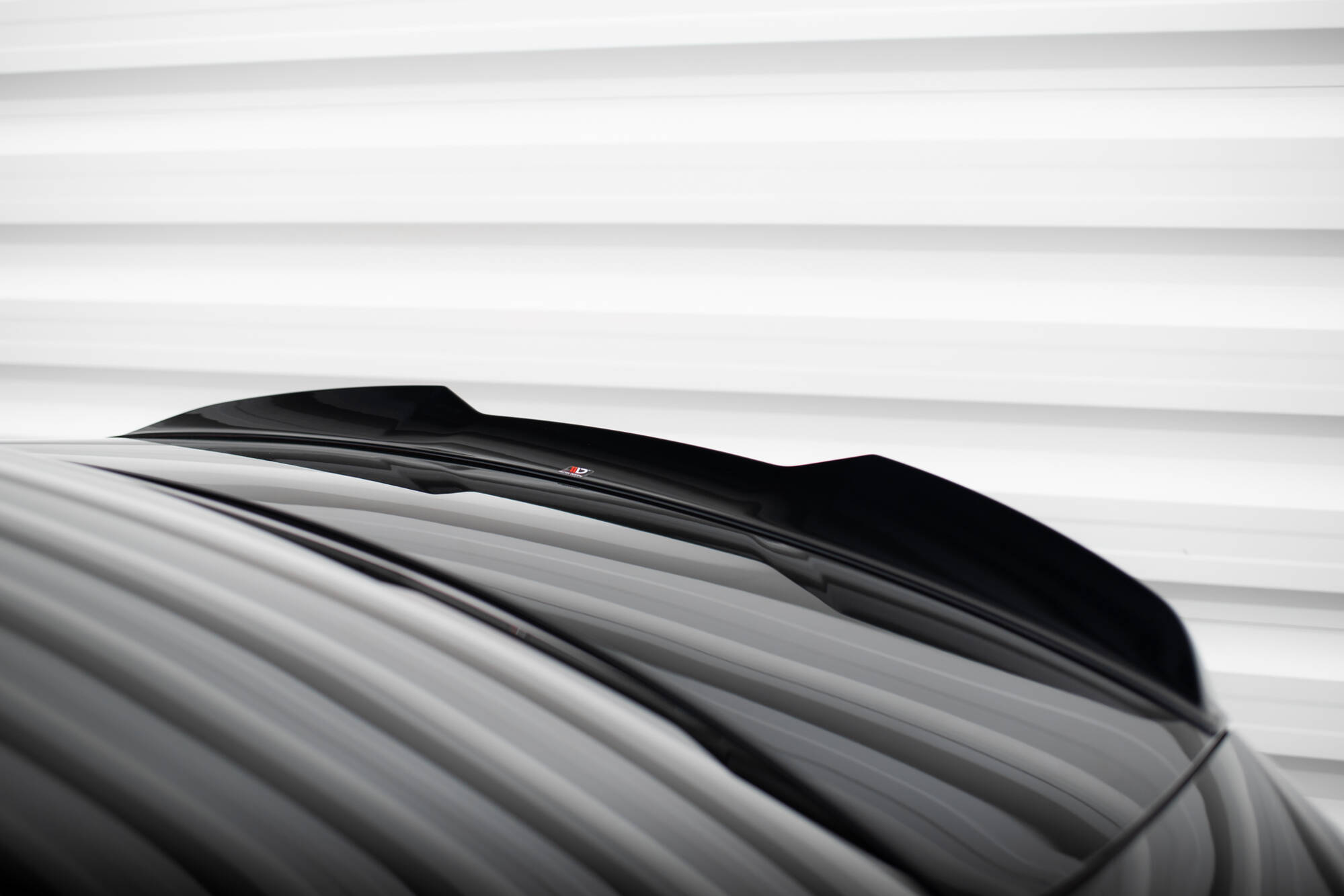 Maxton design gloss black boot spoiler 3d style for mercedes-benz amg w214 - image 4