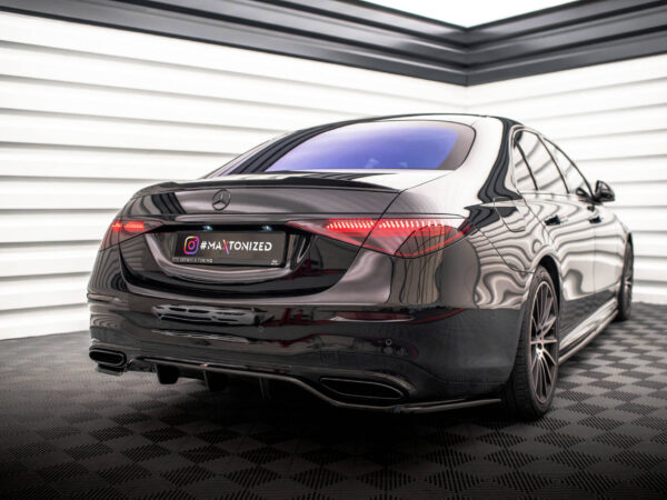 Alternative view of Maxton Design Gloss Black 3D Style Boot Spoiler For Mercedes-Benz AMG W223