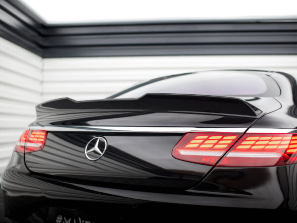Alternative view of Maxton Design Gloss Black 3D Style Boot Spoiler For Mercedes-Benz AMG C217 LCI