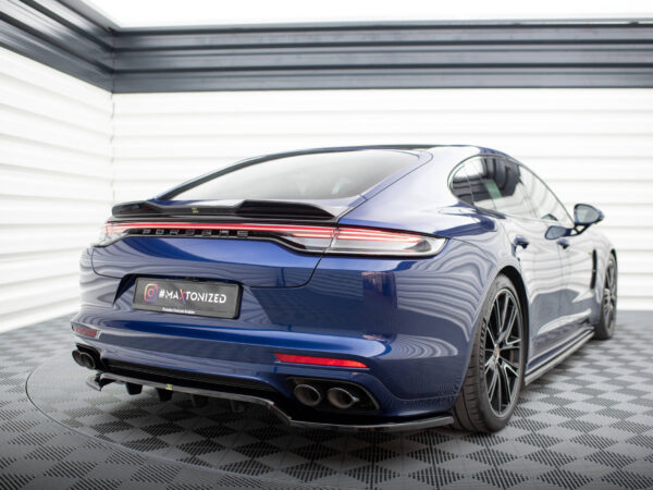 Alternative view of Maxton Design Gloss Black 3D Style Boot Spoiler For Porsche Panamera 971 E-Hybrid Facelift