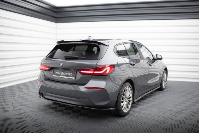 Maxton design gloss black roof spoiler for bmw f40 m sport