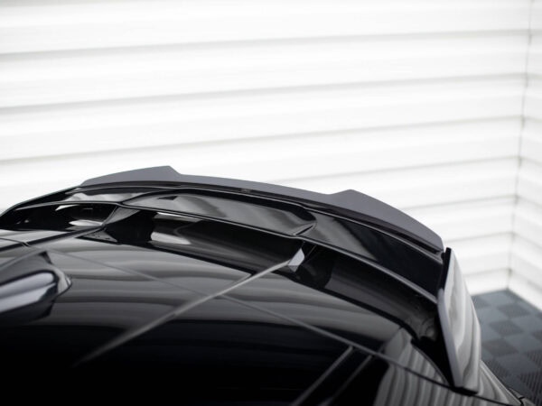 Alternative view of Maxton Design Gloss Black Roof Spoiler Extension For BMW F40 M135i M Performance