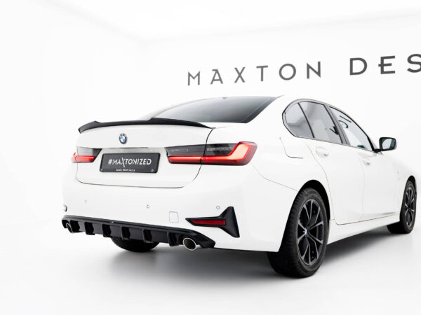 Alternative view of Maxton Design Gloss Black Boot Spoiler For BMW 3 Series G20 G80 M3 M340i M Sport
